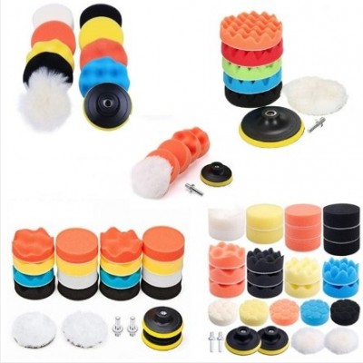 Buffing Pad Kit 22 PCS 3 Inch Compound Drill Buffing Sponge Pads for Polishing Waxing and Sealing Glaze