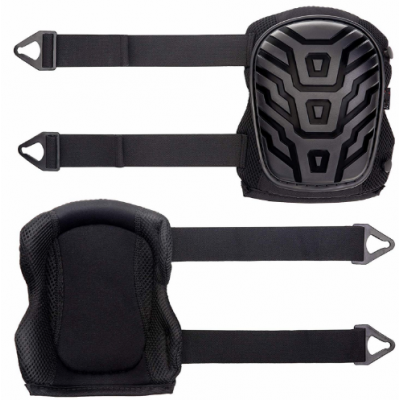 Professional Knee Pads with Heavy Duty Foam Padding and Comfortable Gel Cushion, Strong Double Straps Adjustable Easy-Fix Clips