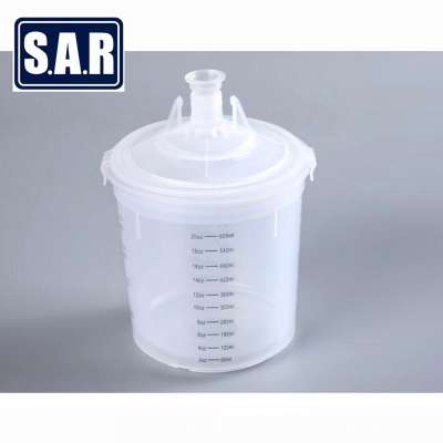 Paint solvent Plastic clear paint mixing cup measuring quick mix quart Paint Preparation System