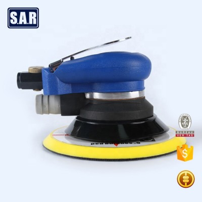 Pneumatic polisher 5 inch hook and loop air Orbital Sander Abrasive Tool